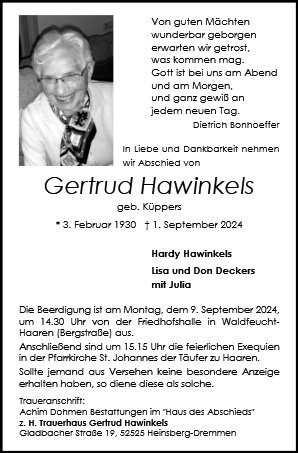 Gertrud Hawinkels