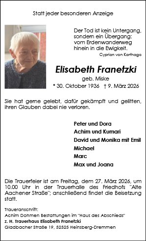 Elisabeth Franetzki