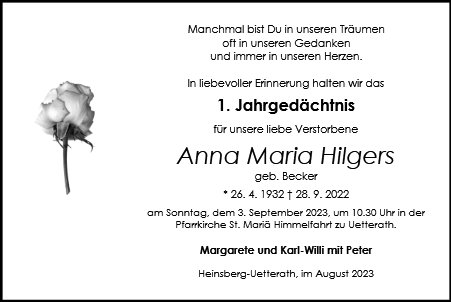 Anna Maria Hilgers