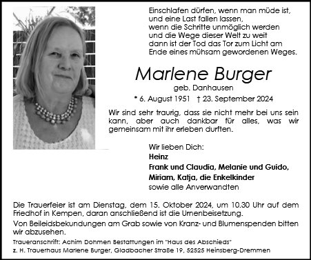 Marlene Burger