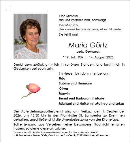 Maria Görtz