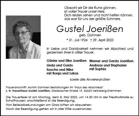 Gustel Joerißen