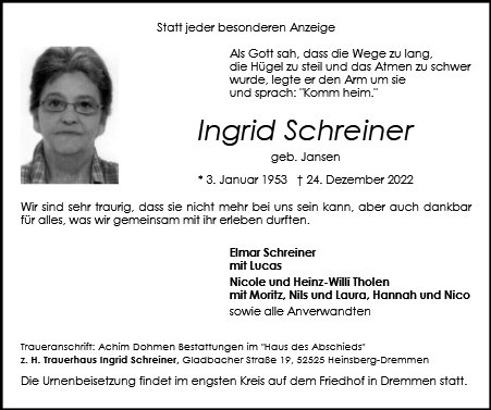 Ingrid Schreiner