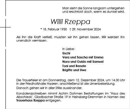 Heinz Willi Rzeppa