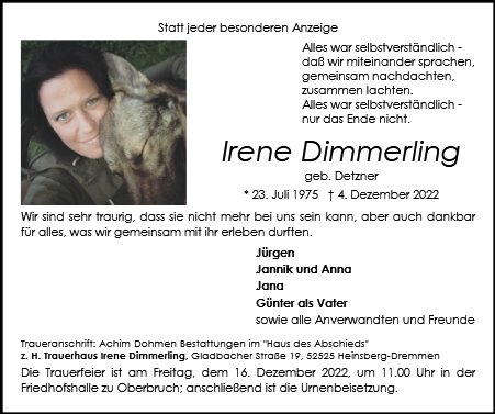 Irene Dimmerling