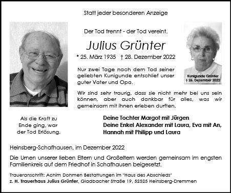 Julius Grünter