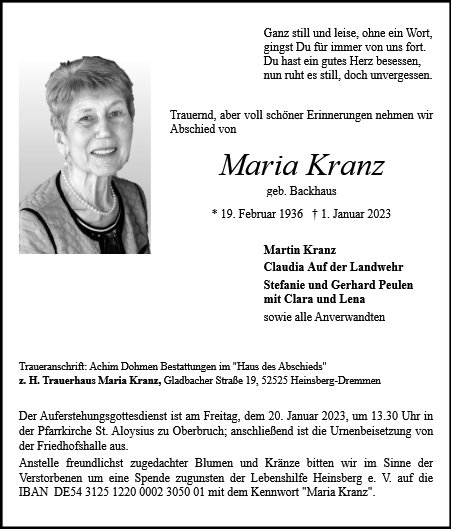Maria Kranz