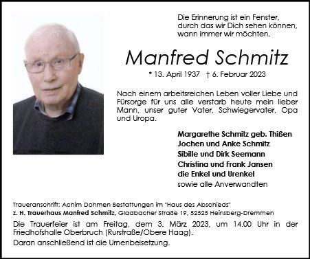 Manfred Schmitz