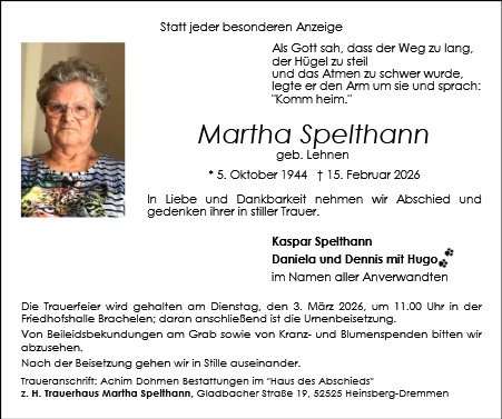 Martha Spelthann
