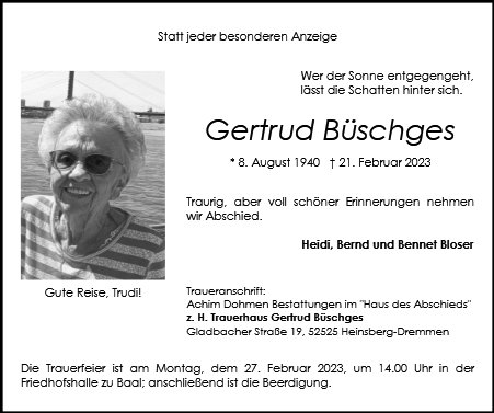 Gertrud Büschges