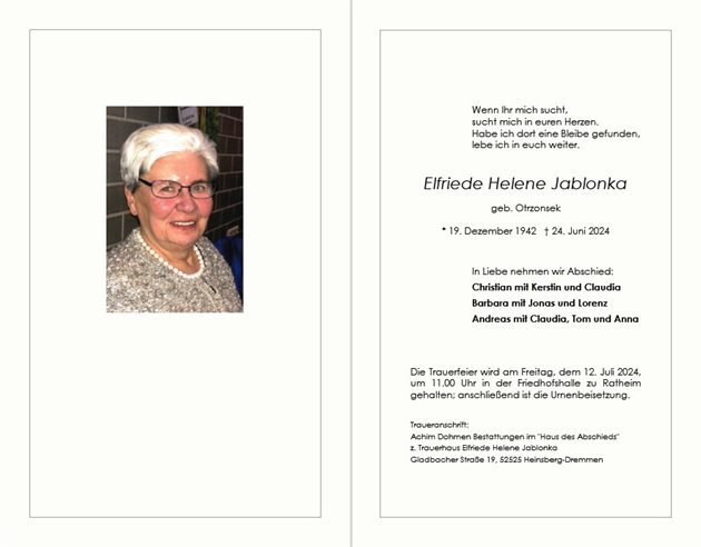 Elfriede Jablonka