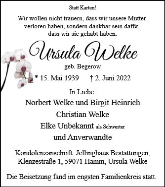 Ursula Welke