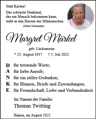 Margret Märkel