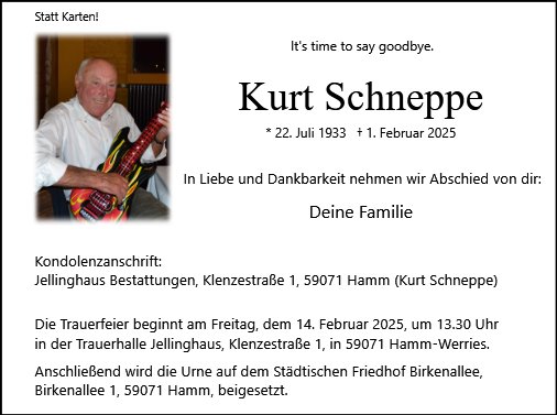 Kurt Schneppe