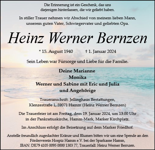 Heinz Werner Bernzen
