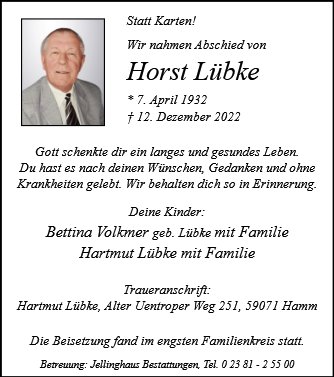 Horst Lübke