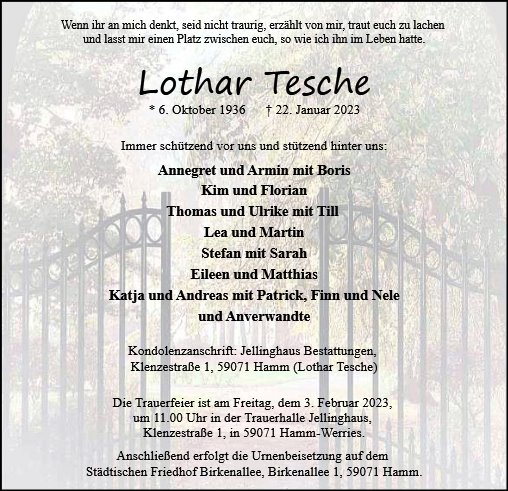 Lothar Tesche