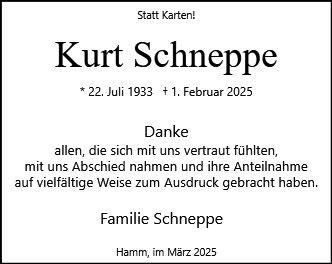 Kurt Schneppe