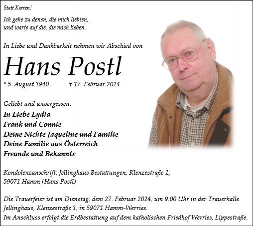 Hans Postl