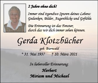 Gerda Klotzbücher