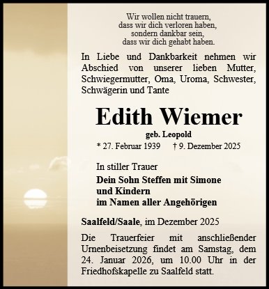 Edith Wiemer