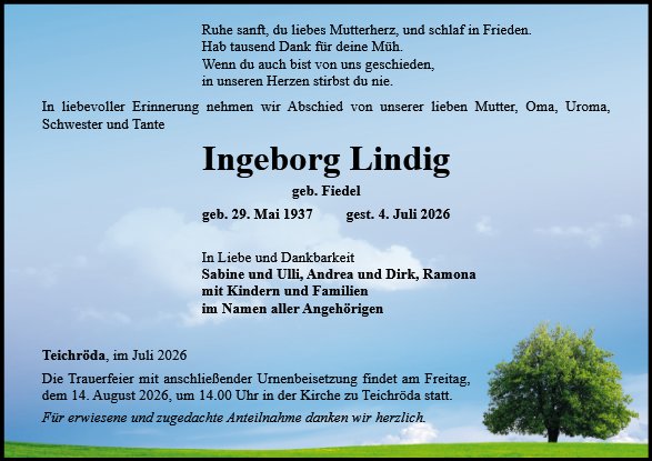 Ingeborg Lindig