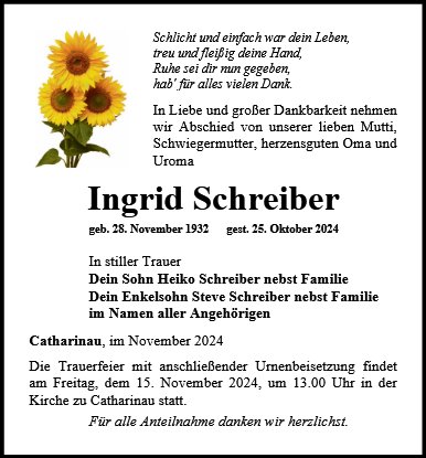 Ingird Schreiber