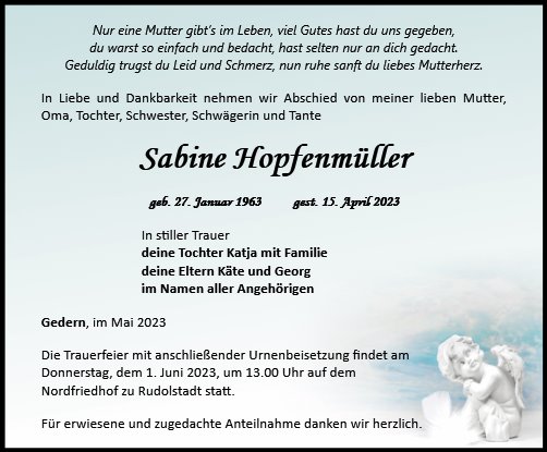 Sabine Hopfenmüller