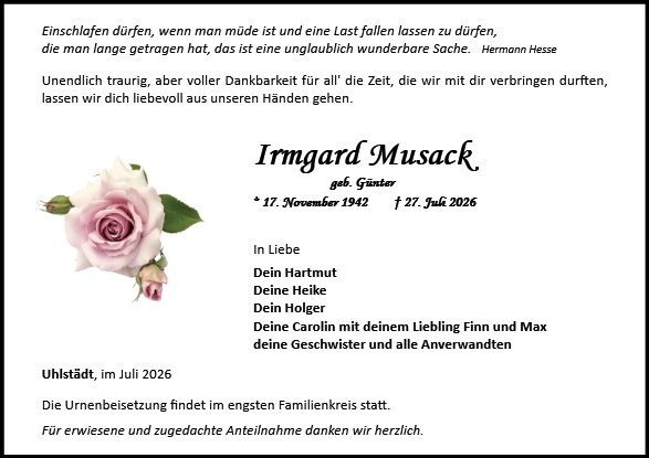 Irmgard Musack