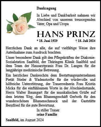 Hans Prinz