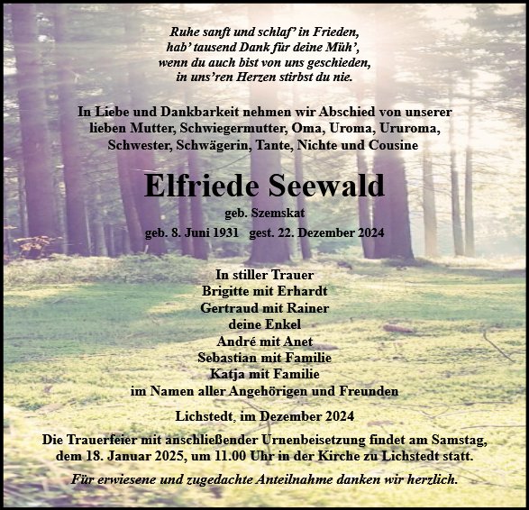 Elfriede Seewald