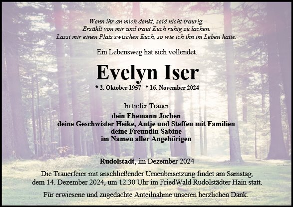 Evelyn Iser