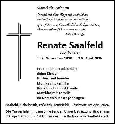 Renate Saalfeld