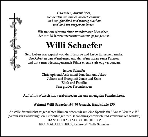 Willi Schaefer