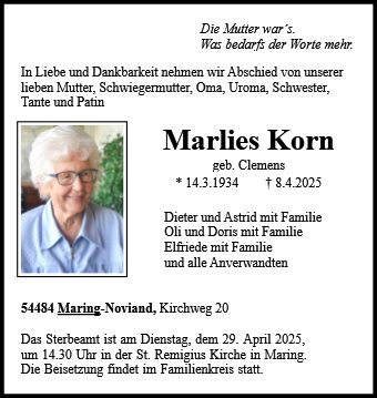 Marlies Korn