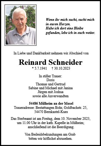 Reinard Schneider