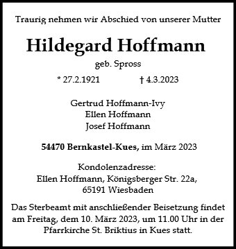 Hildegard Hoffmann 