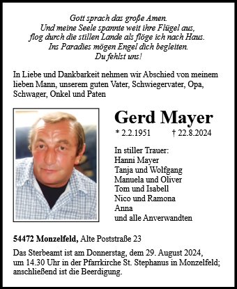 Gerd Mayer