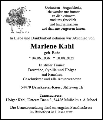 Marlene Kahl