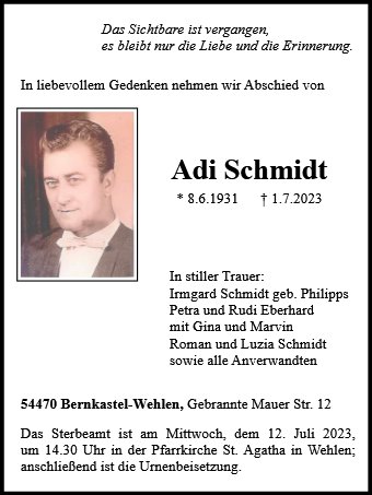 Adolf Schmidt