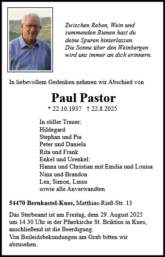 Paul Pastor
