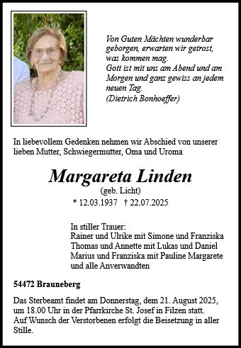 Margret Linden