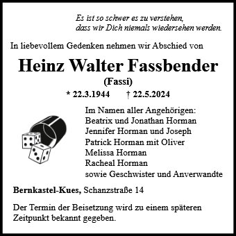 Heinz Walter Fassbender