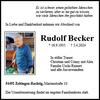 Rudolf Becker