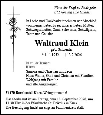 Waltraut Klein