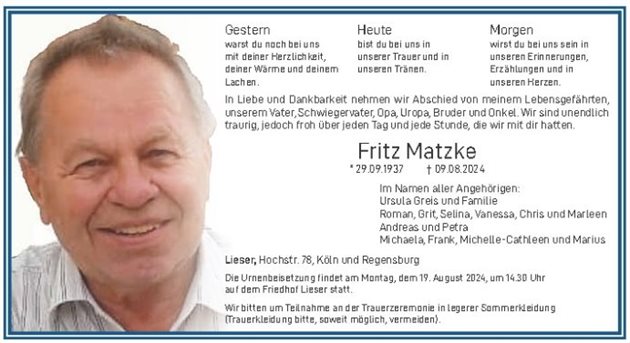 Friedrich Matzke