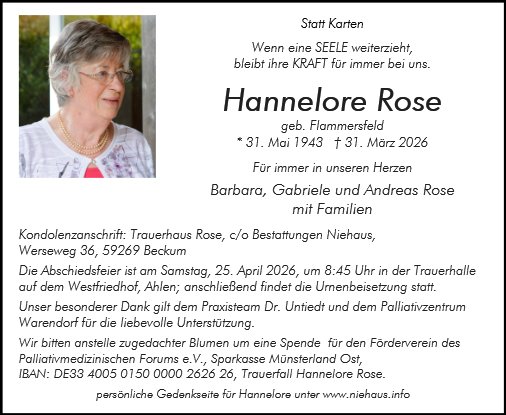 Hannelore Rose