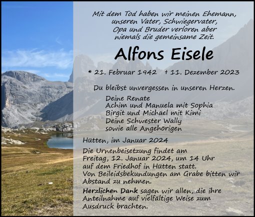 Alfons Eisele