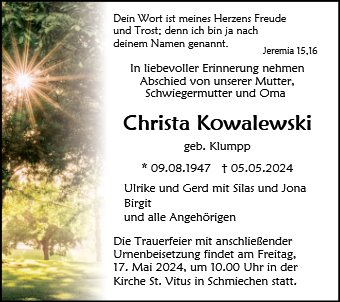 Christa Kowalewski