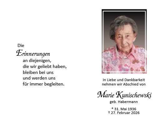 Marie Kunischewski